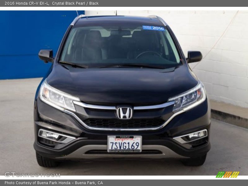 Crystal Black Pearl / Black 2016 Honda CR-V EX-L