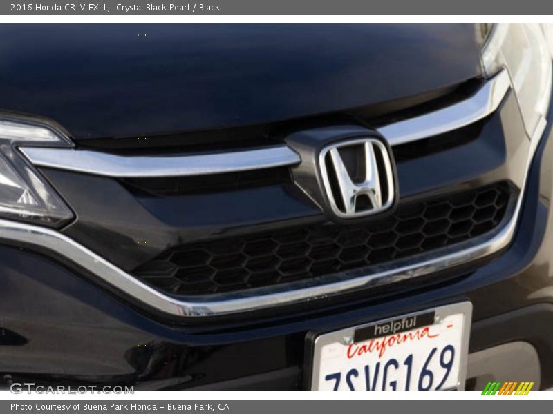 Crystal Black Pearl / Black 2016 Honda CR-V EX-L