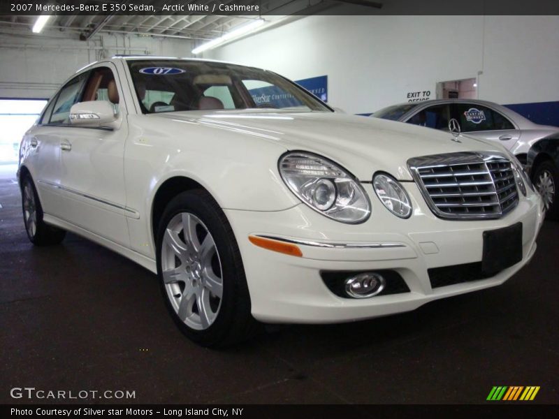 Arctic White / Cashmere 2007 Mercedes-Benz E 350 Sedan