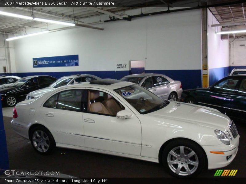Arctic White / Cashmere 2007 Mercedes-Benz E 350 Sedan