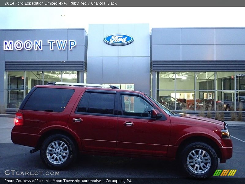 Ruby Red / Charcoal Black 2014 Ford Expedition Limited 4x4