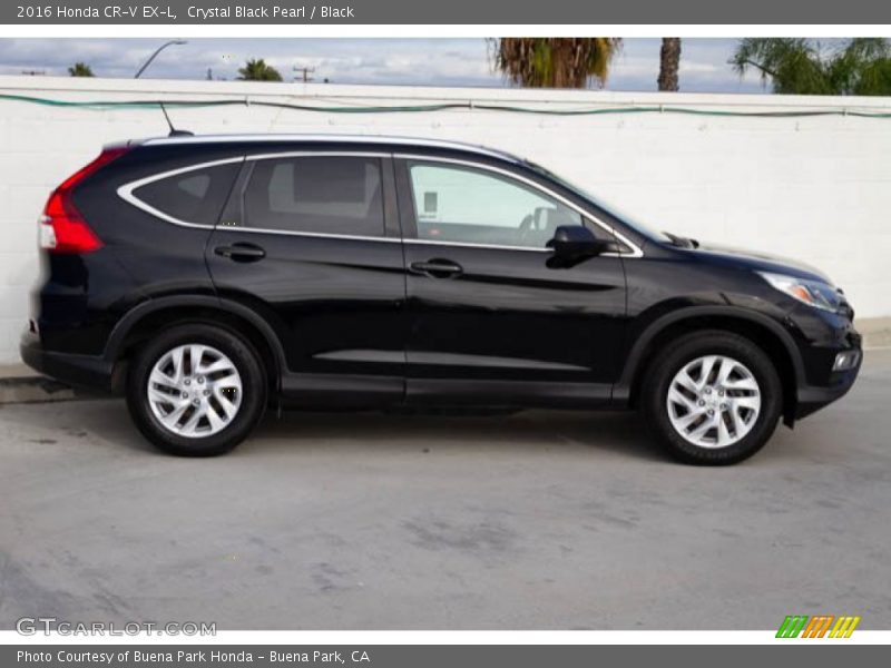 Crystal Black Pearl / Black 2016 Honda CR-V EX-L