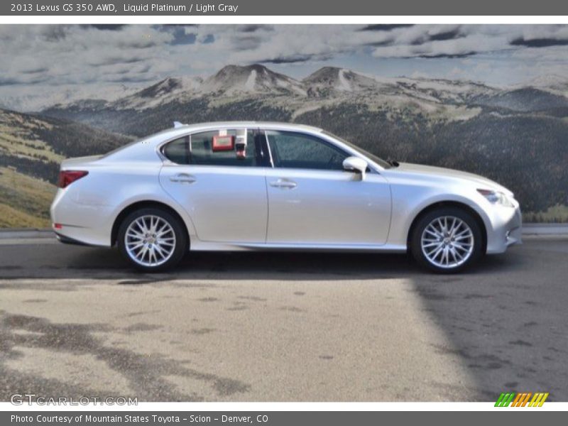 Liquid Platinum / Light Gray 2013 Lexus GS 350 AWD