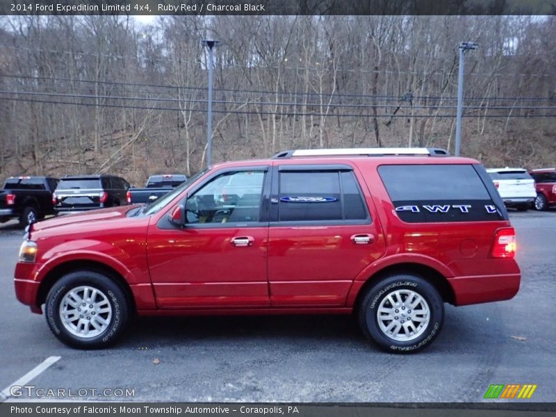 Ruby Red / Charcoal Black 2014 Ford Expedition Limited 4x4