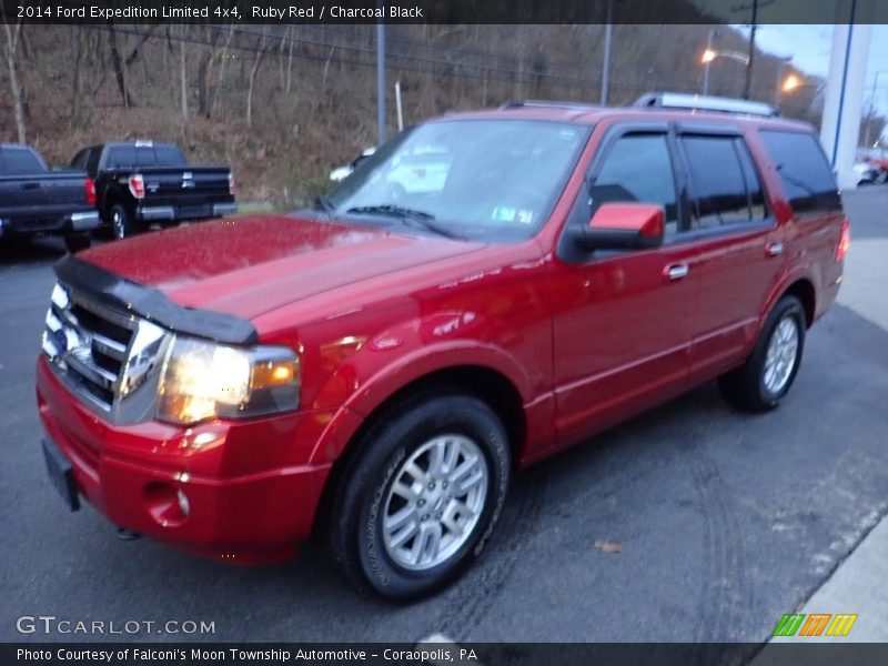 Ruby Red / Charcoal Black 2014 Ford Expedition Limited 4x4