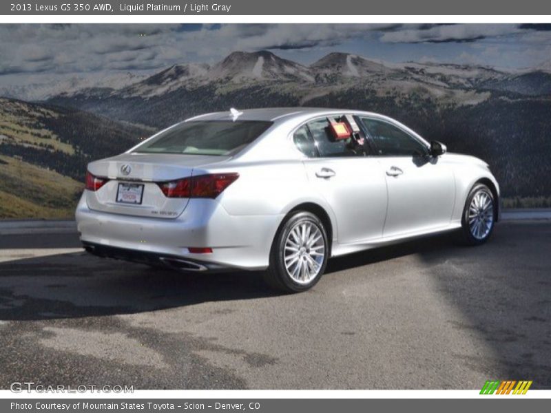 Liquid Platinum / Light Gray 2013 Lexus GS 350 AWD