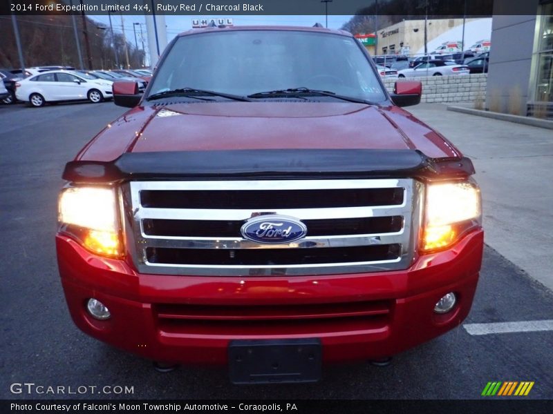 Ruby Red / Charcoal Black 2014 Ford Expedition Limited 4x4
