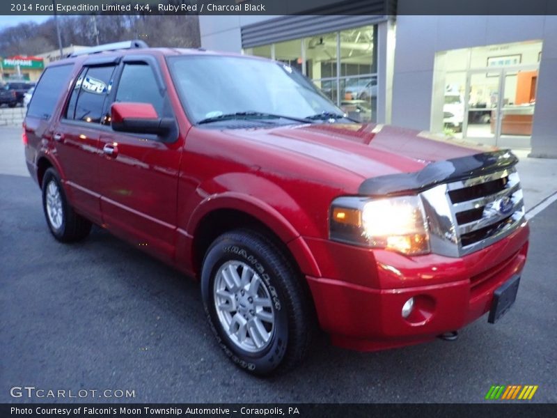 Ruby Red / Charcoal Black 2014 Ford Expedition Limited 4x4