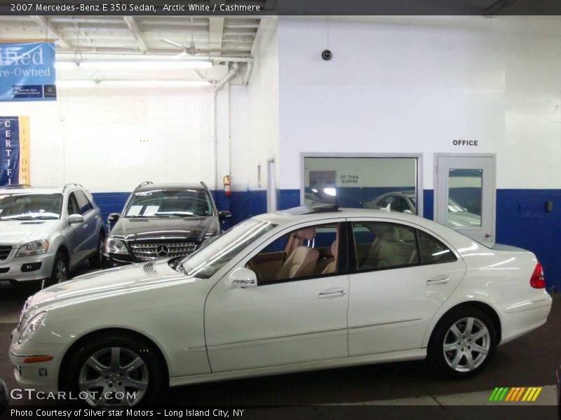 Arctic White / Cashmere 2007 Mercedes-Benz E 350 Sedan