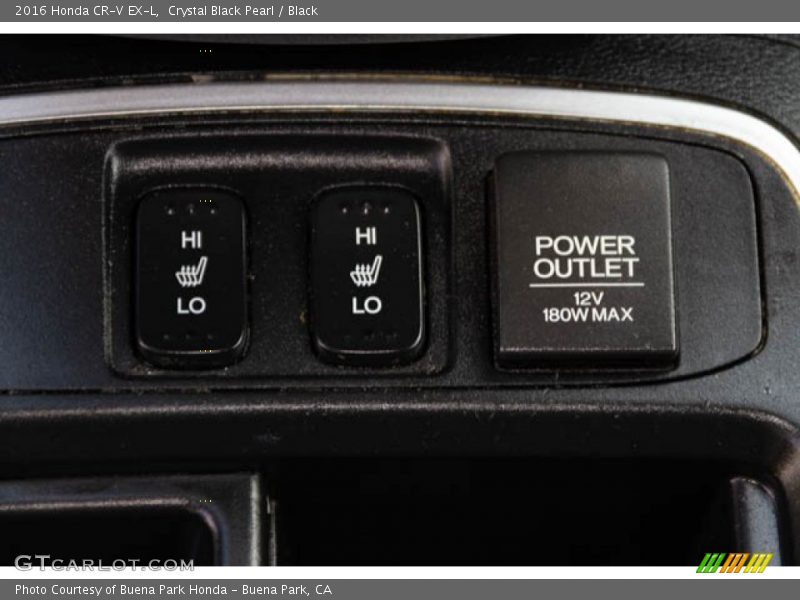 Crystal Black Pearl / Black 2016 Honda CR-V EX-L