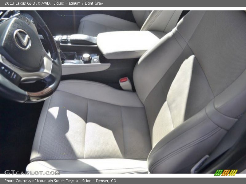 Liquid Platinum / Light Gray 2013 Lexus GS 350 AWD
