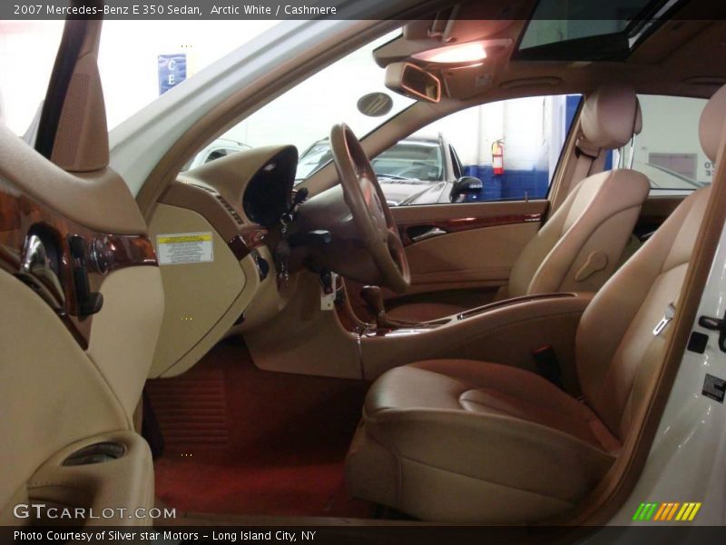 Arctic White / Cashmere 2007 Mercedes-Benz E 350 Sedan
