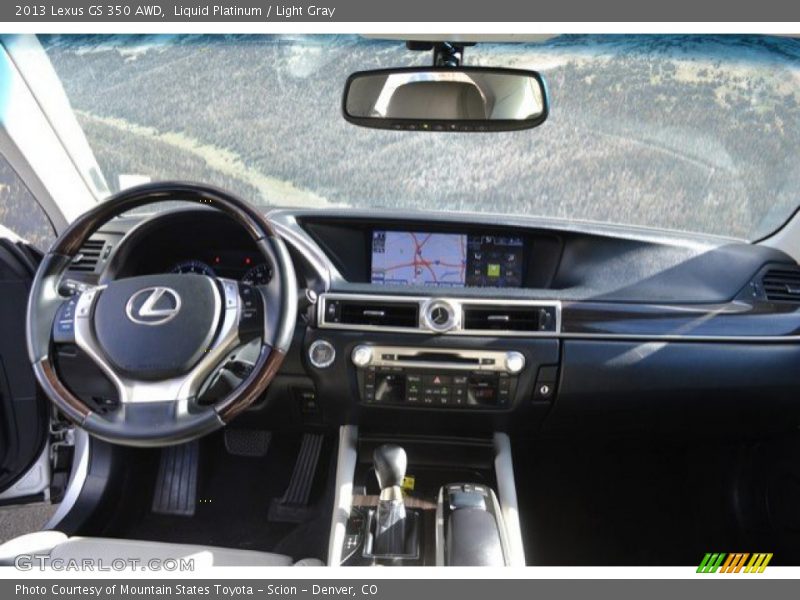 Liquid Platinum / Light Gray 2013 Lexus GS 350 AWD