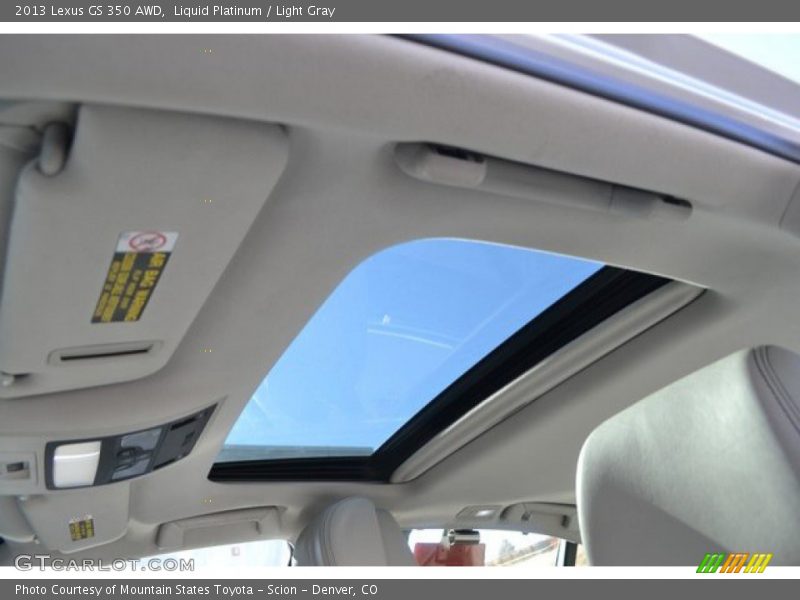 Liquid Platinum / Light Gray 2013 Lexus GS 350 AWD