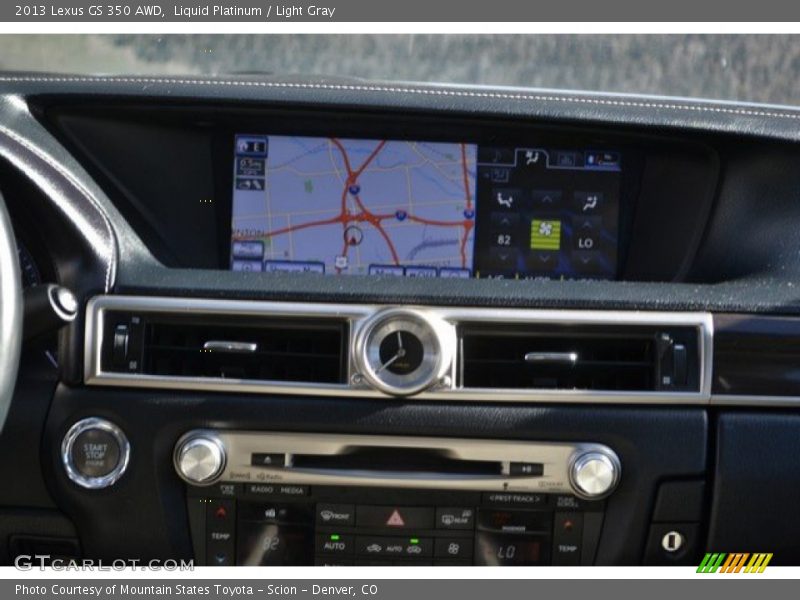 Liquid Platinum / Light Gray 2013 Lexus GS 350 AWD