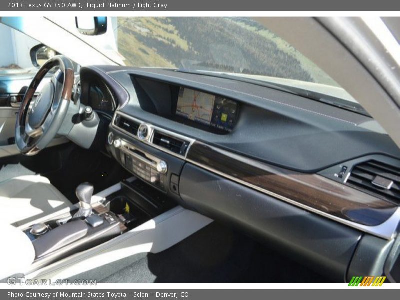 Liquid Platinum / Light Gray 2013 Lexus GS 350 AWD