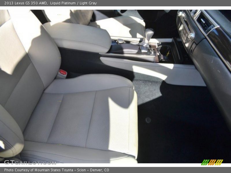 Liquid Platinum / Light Gray 2013 Lexus GS 350 AWD