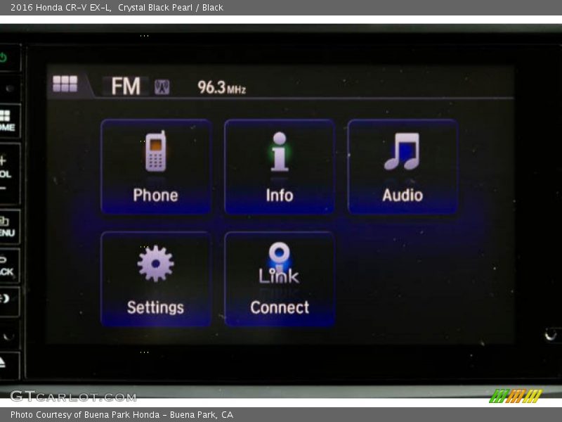 Crystal Black Pearl / Black 2016 Honda CR-V EX-L