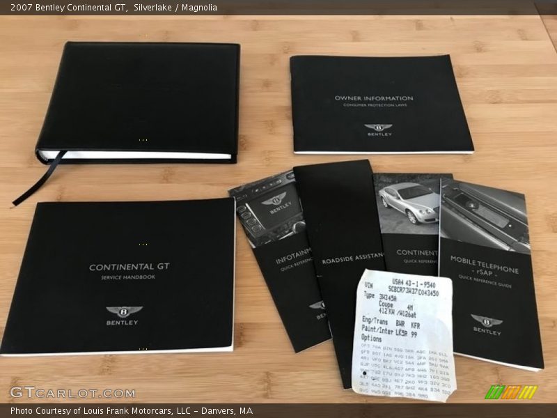Books/Manuals of 2007 Continental GT 