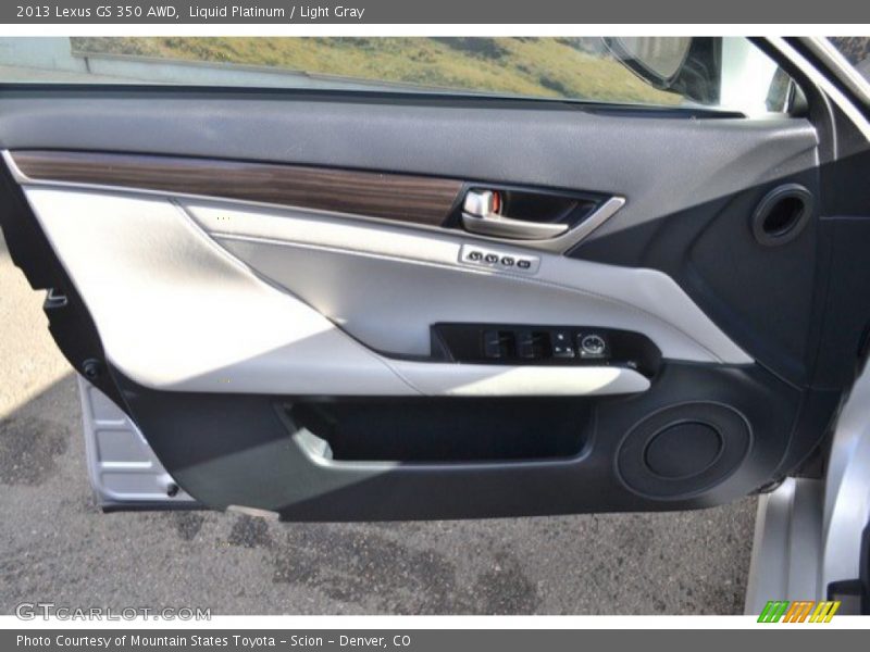 Liquid Platinum / Light Gray 2013 Lexus GS 350 AWD