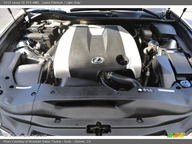Liquid Platinum / Light Gray 2013 Lexus GS 350 AWD