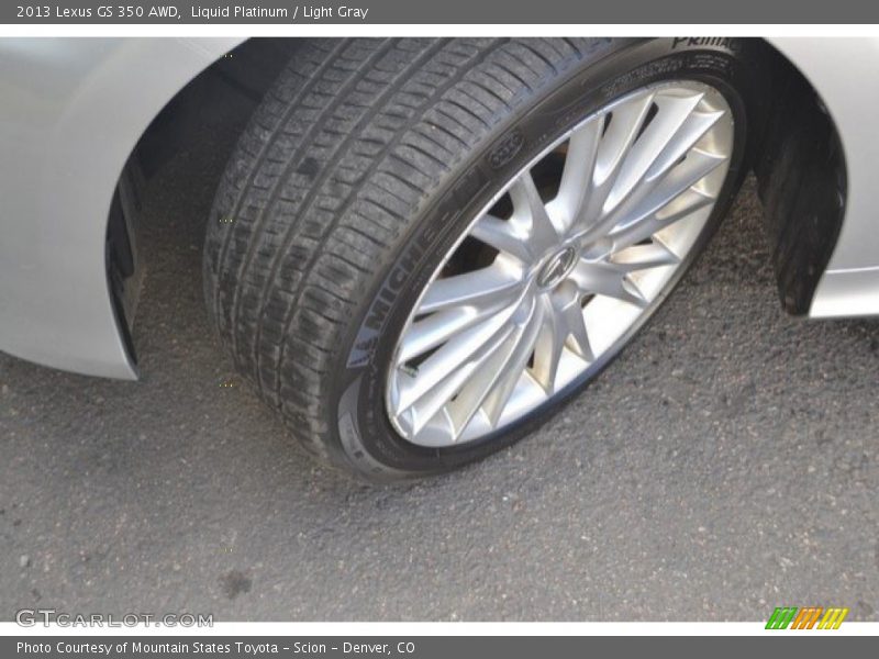 Liquid Platinum / Light Gray 2013 Lexus GS 350 AWD