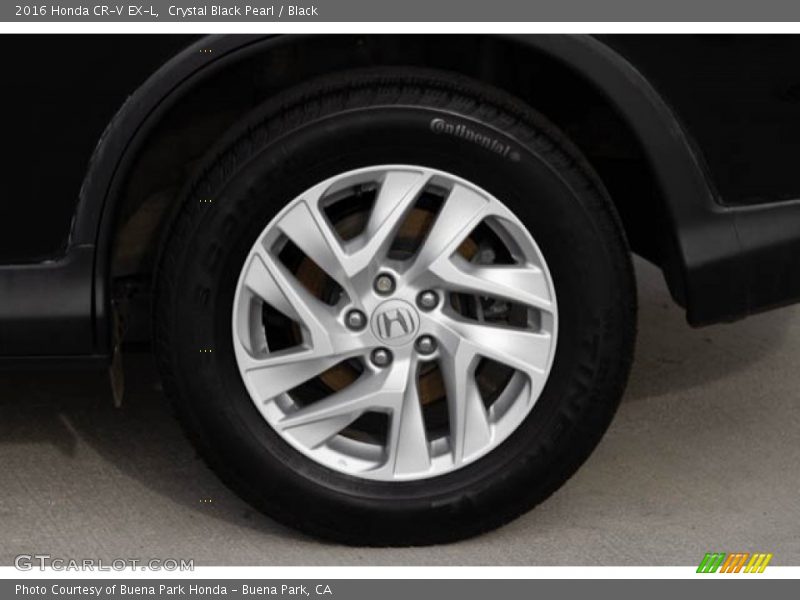 Crystal Black Pearl / Black 2016 Honda CR-V EX-L