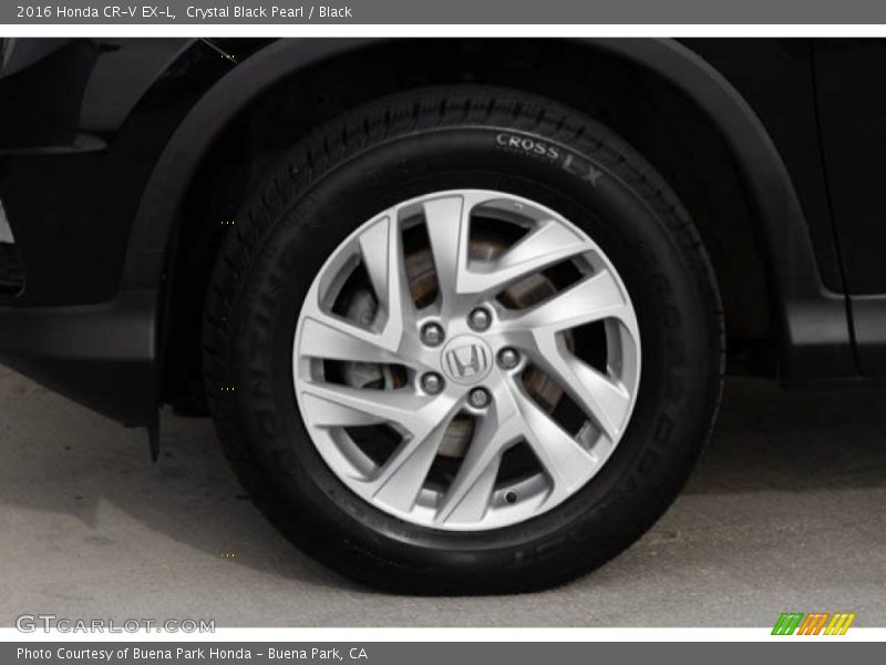 Crystal Black Pearl / Black 2016 Honda CR-V EX-L