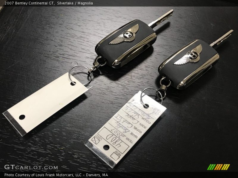 Keys of 2007 Continental GT 