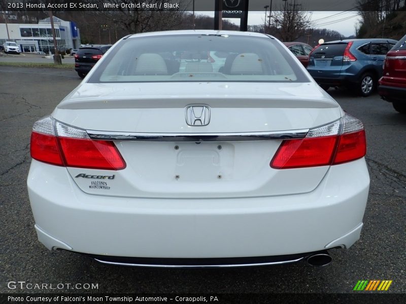 White Orchid Pearl / Black 2013 Honda Accord EX Sedan