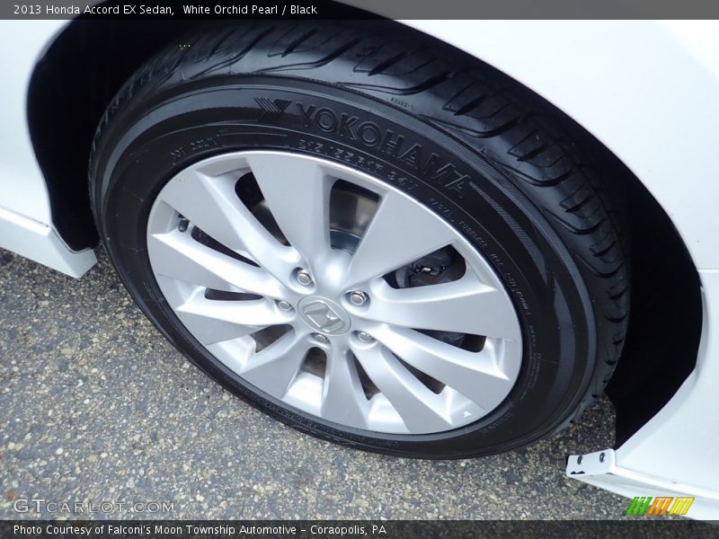 White Orchid Pearl / Black 2013 Honda Accord EX Sedan