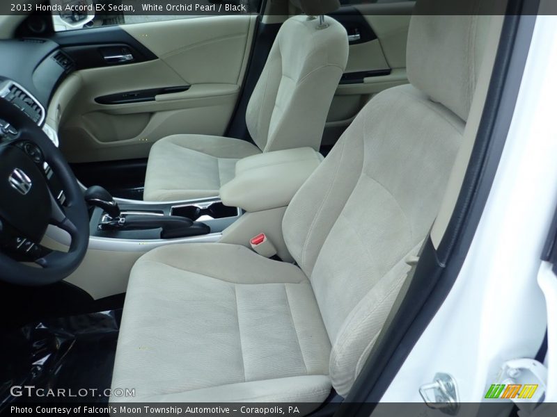 White Orchid Pearl / Black 2013 Honda Accord EX Sedan
