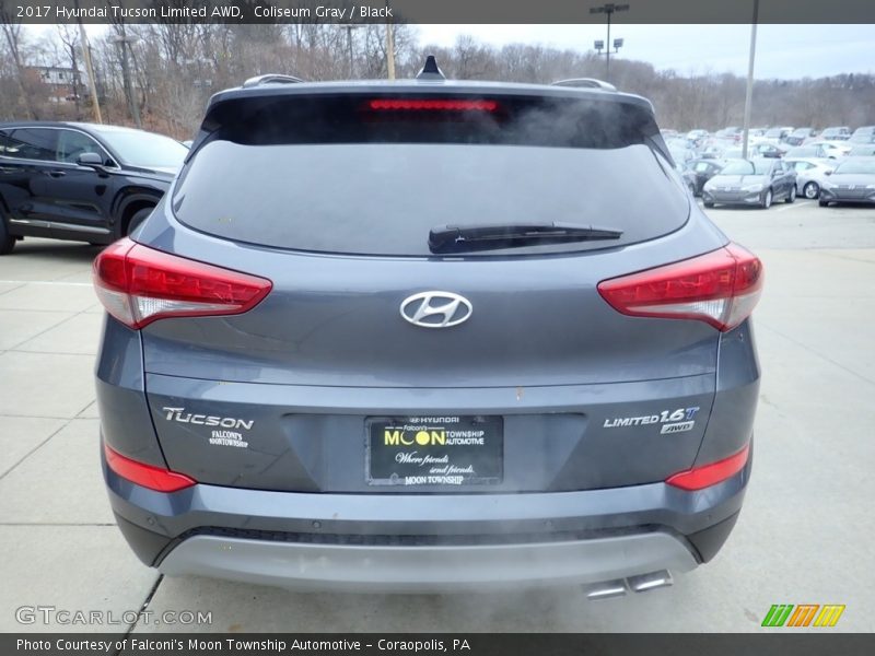 Coliseum Gray / Black 2017 Hyundai Tucson Limited AWD