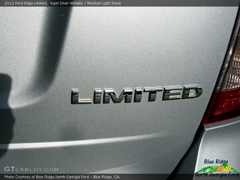 Ingot Silver Metallic / Medium Light Stone 2011 Ford Edge Limited