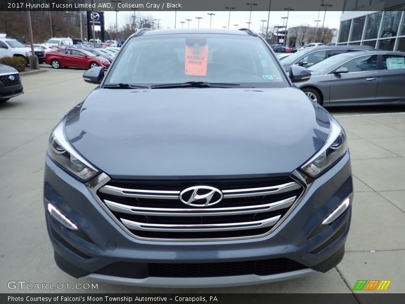 Coliseum Gray / Black 2017 Hyundai Tucson Limited AWD