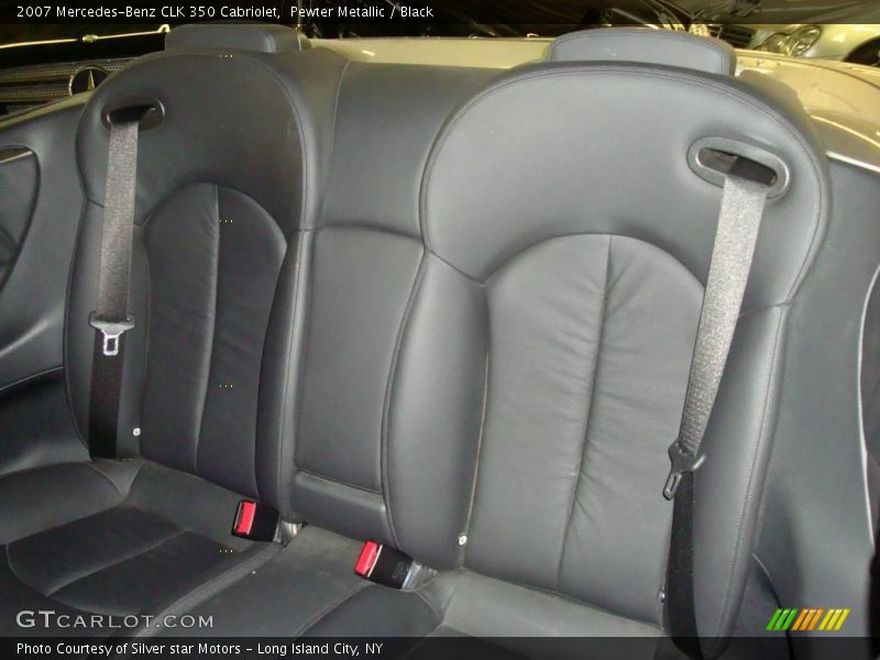 Pewter Metallic / Black 2007 Mercedes-Benz CLK 350 Cabriolet