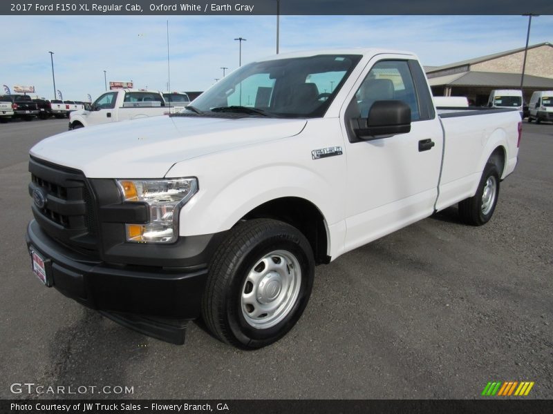 Oxford White / Earth Gray 2017 Ford F150 XL Regular Cab