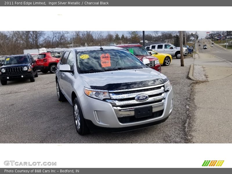 Ingot Silver Metallic / Charcoal Black 2011 Ford Edge Limited