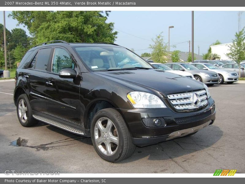 Verde Brook Metallic / Macadamia 2007 Mercedes-Benz ML 350 4Matic