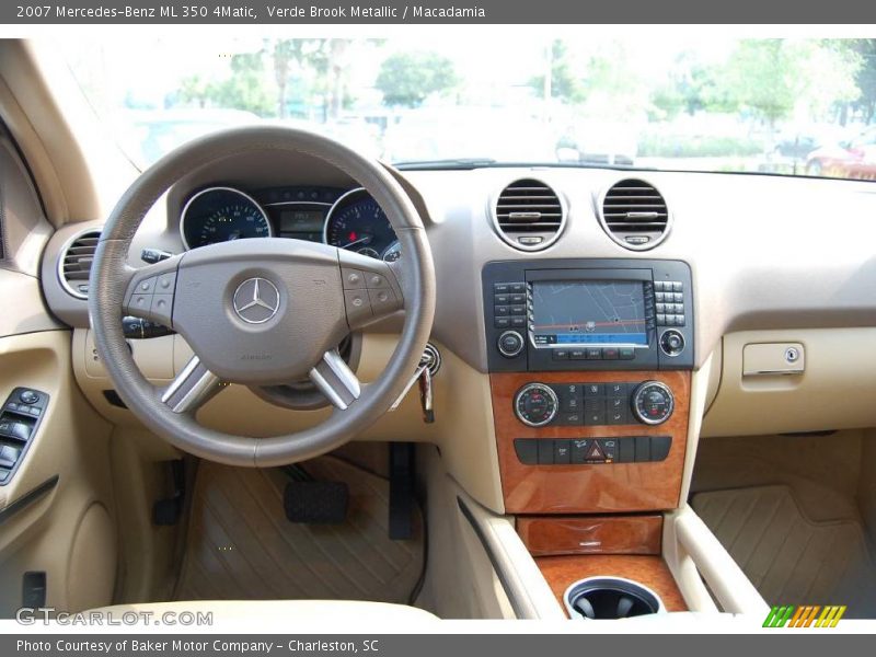 Verde Brook Metallic / Macadamia 2007 Mercedes-Benz ML 350 4Matic