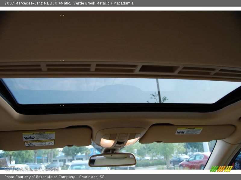 Verde Brook Metallic / Macadamia 2007 Mercedes-Benz ML 350 4Matic