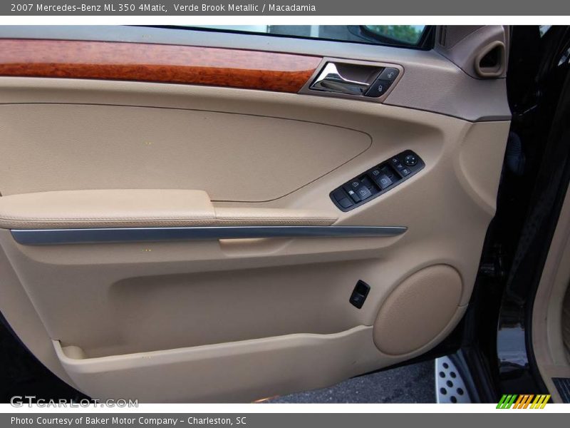 Verde Brook Metallic / Macadamia 2007 Mercedes-Benz ML 350 4Matic