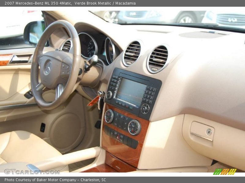 Verde Brook Metallic / Macadamia 2007 Mercedes-Benz ML 350 4Matic