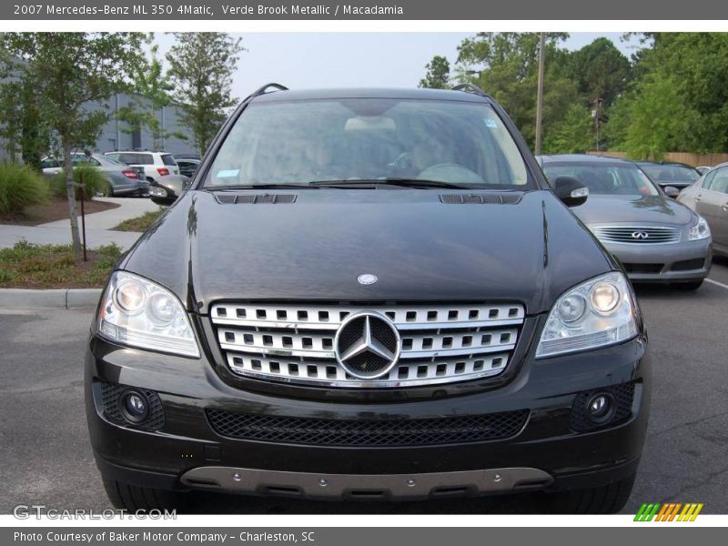 Verde Brook Metallic / Macadamia 2007 Mercedes-Benz ML 350 4Matic