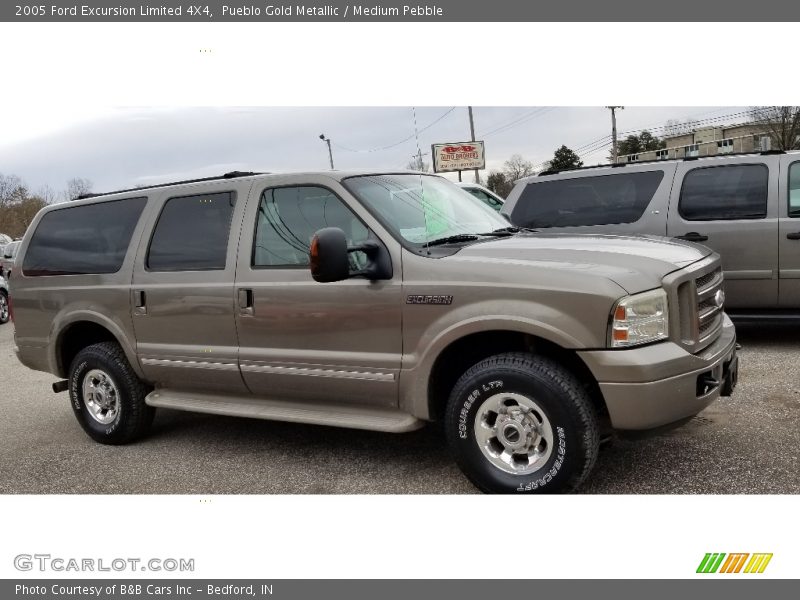 Pueblo Gold Metallic / Medium Pebble 2005 Ford Excursion Limited 4X4
