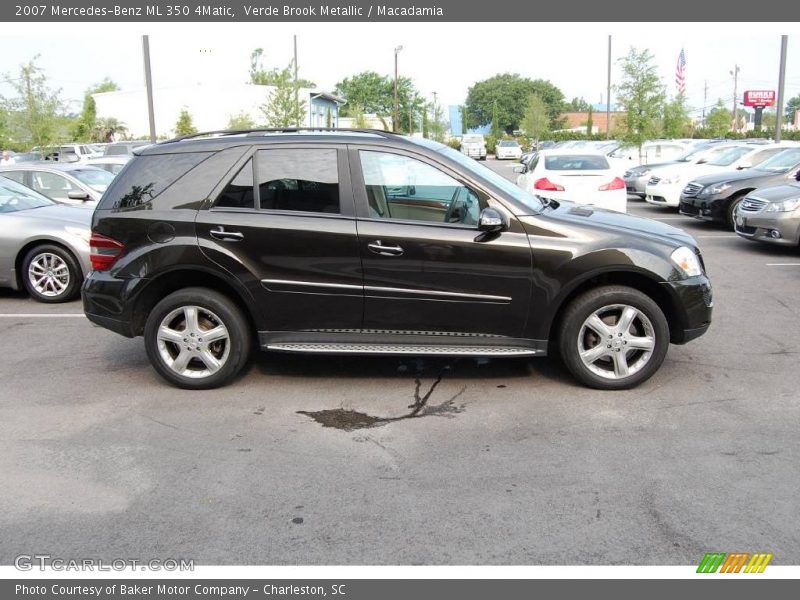 Verde Brook Metallic / Macadamia 2007 Mercedes-Benz ML 350 4Matic