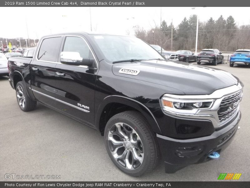 Diamond Black Crystal Pearl / Black 2019 Ram 1500 Limited Crew Cab 4x4