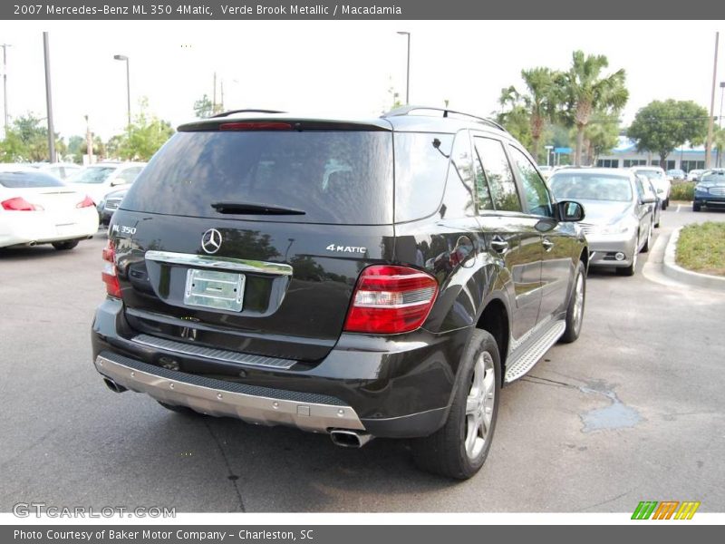 Verde Brook Metallic / Macadamia 2007 Mercedes-Benz ML 350 4Matic