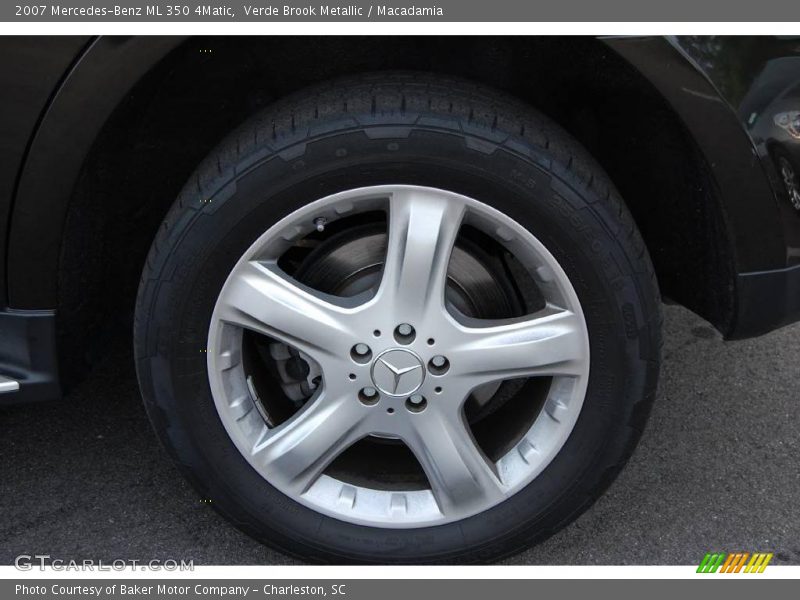 Verde Brook Metallic / Macadamia 2007 Mercedes-Benz ML 350 4Matic