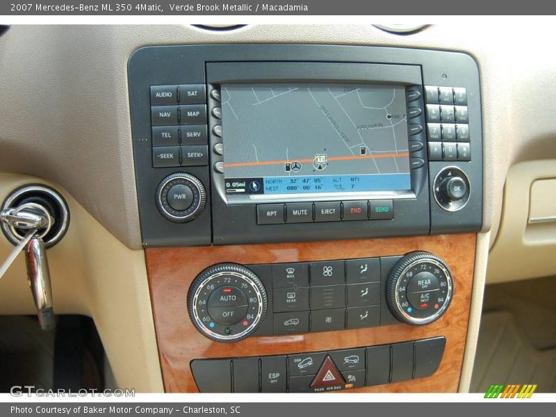 Verde Brook Metallic / Macadamia 2007 Mercedes-Benz ML 350 4Matic